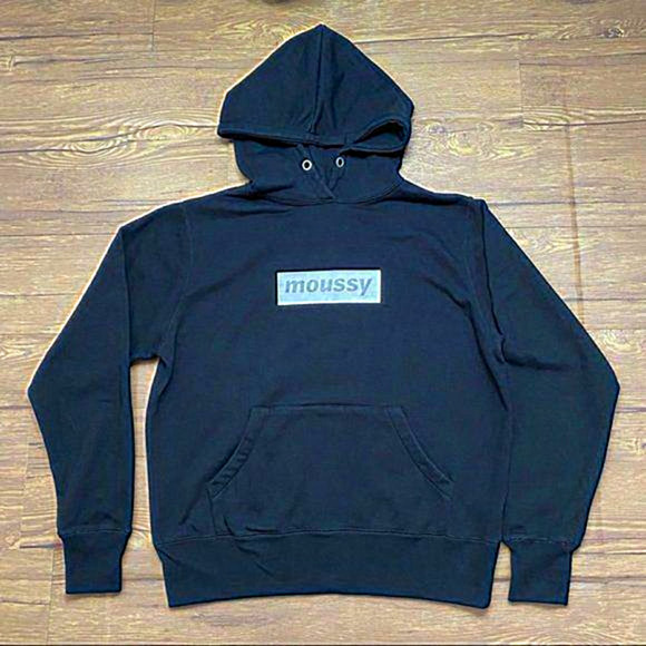 MOUSSY Box‎ Pullover Hoodie Sweatshirt - Picture 1 of 9